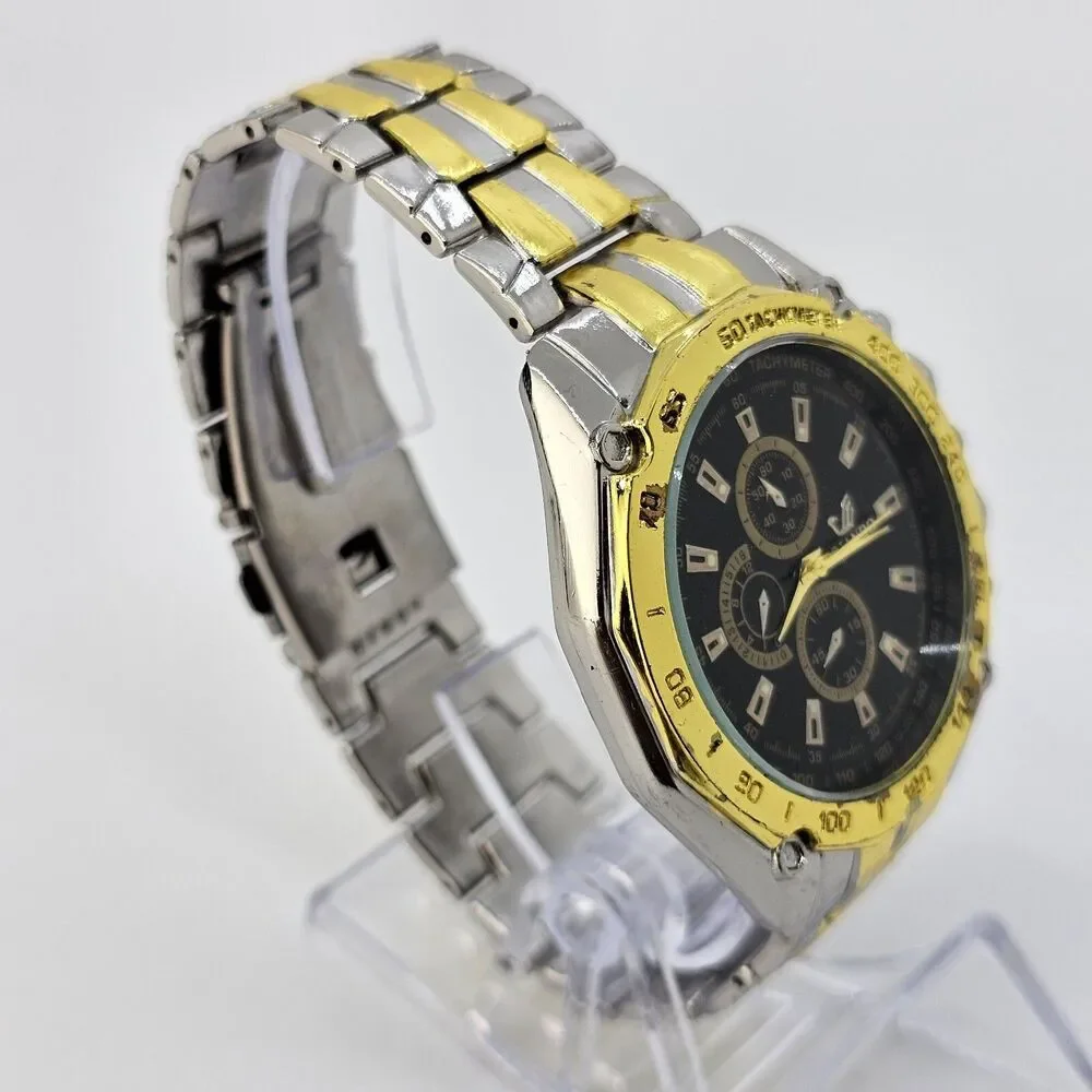 Orlando Men's Watch 47MM Black Dial Two Tone Bracelet‎ 7.5